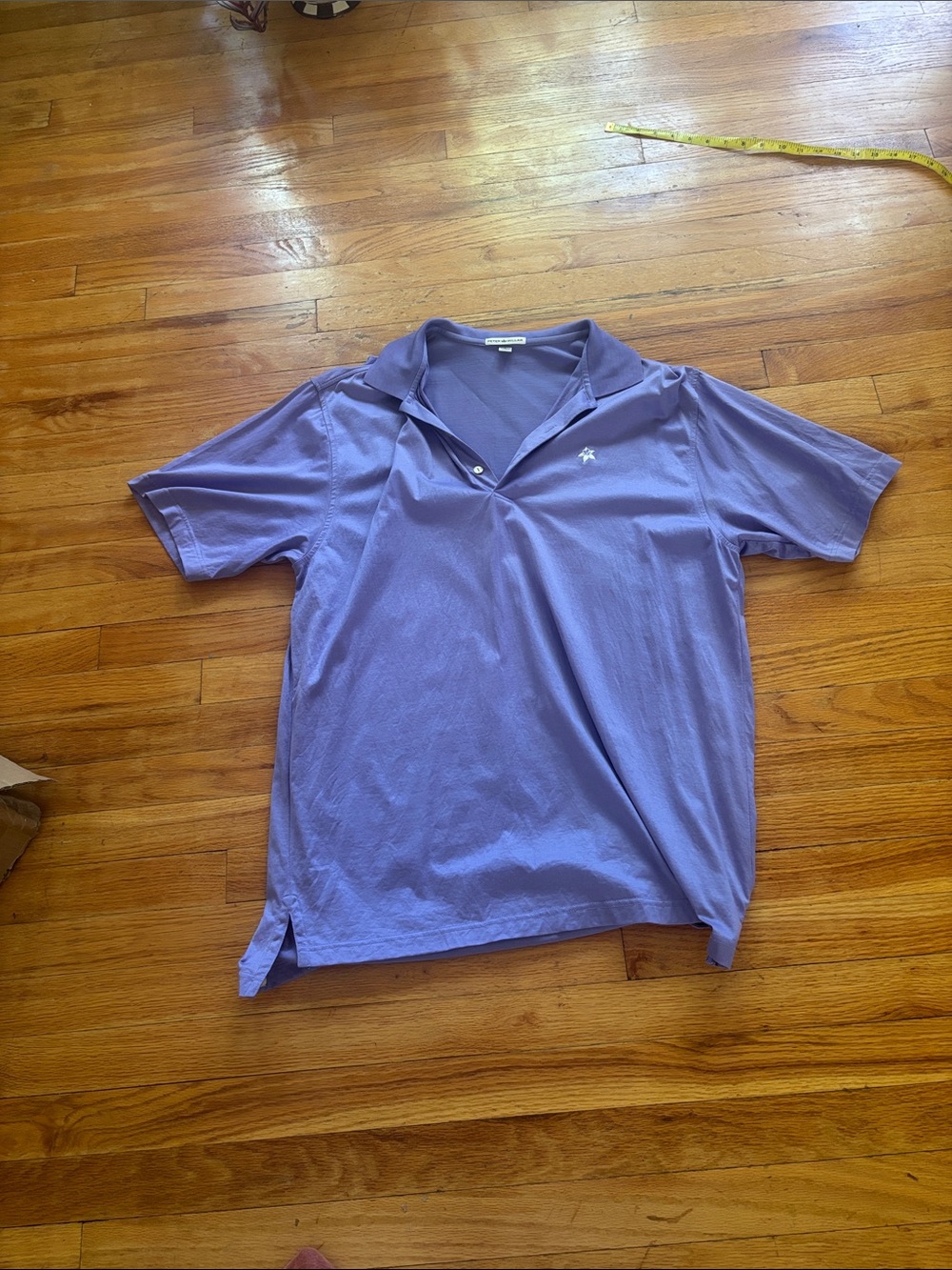 Peter Millar 100% Cotton Purple Polo Shirt